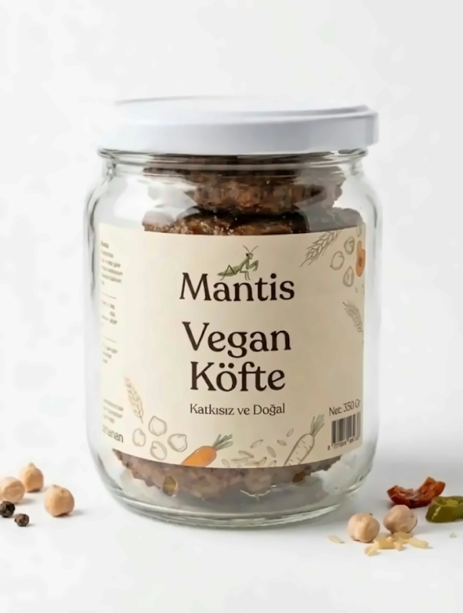 Vegan Köfte kavanozu